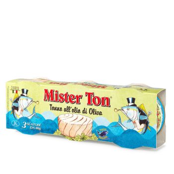 Mister tonhaldarabok olivaolajban 3*80g