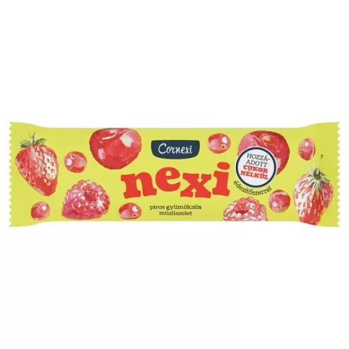 Cornexi Müzliszelet Piros gyümis 25 g.