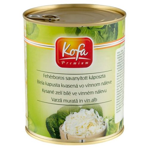 Kofa Premium fehérboros savanyított káposzta 810 g