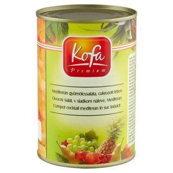   Kofa Premium mediterrán gyümölcssaláta, cukrozott lében 410 g