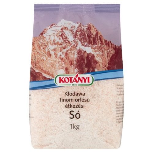 Kotányi Klodawa finom őrlésű étkezési só 1 kg