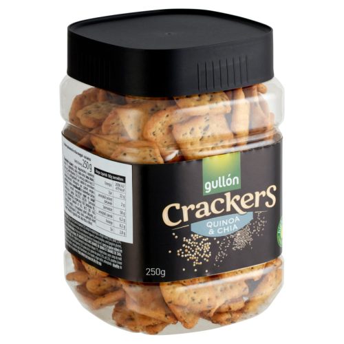 Gullón Cracker Quinoa & Chia magos sós keksz 250 g