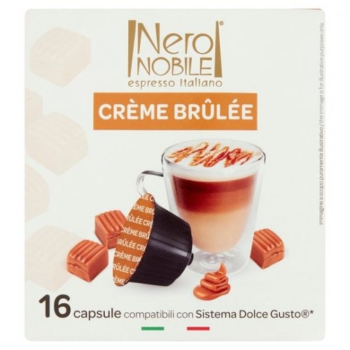 Nero Nobile Creme Brulee forró ital kapszula, Dolce Gusto kompatibilis 16 db x 12 g (192 g)