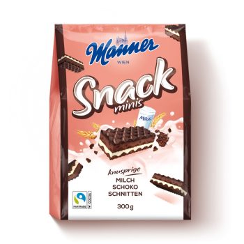 Manner Snack Minis Tej-Csokoládé 300 gr
