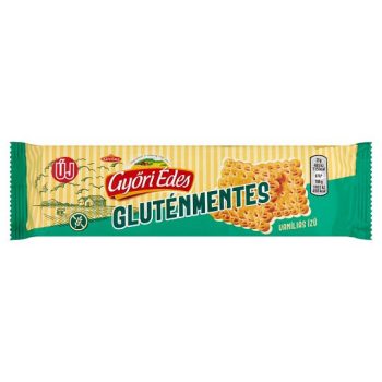   Győri Édes vaníliás ízű, gluténmentes ropogós keksz 75 g