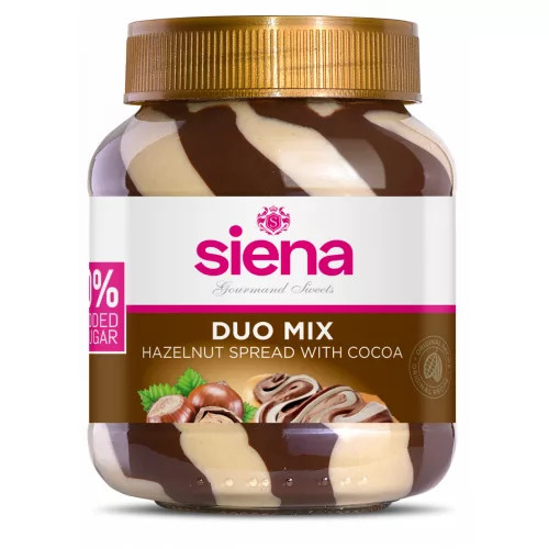 Siena Duo Mix kakaós mogyorós tejkrém édesítőszerrel 400 g