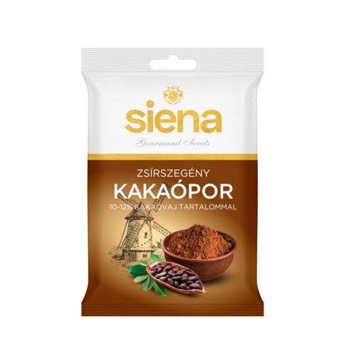 Siena 10-12% zsírszegény kakaópor 75 g