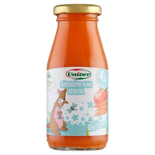 Univer sárgarépa-alma bébiital 4 hónapos kortól 200 ml