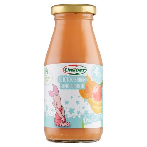 Univer sütőtök-banán-alma bébiital 4 hónapos kortól 200 ml