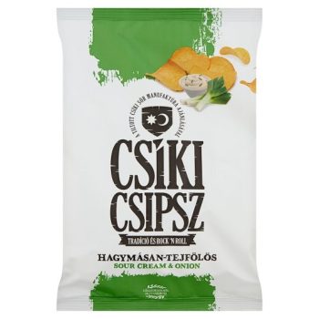   Csíki Csipsz hagymásan-tejfölös ízesítésű burgonyacsipsz 20 gr.