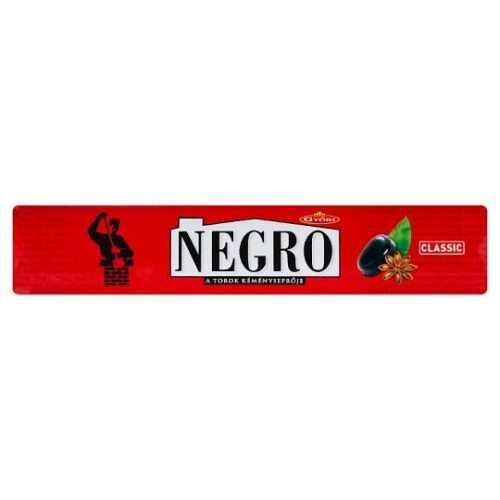 Győri Negro Classic mentol-ánizs ízű töltött keménycukorka 45 g