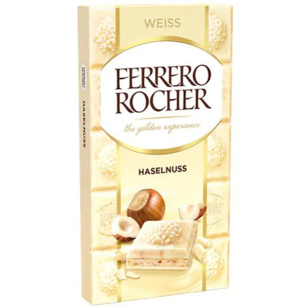 Rocher Tábla Haselnuss White 90 gr.
