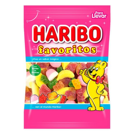 Haribo Favoritos gyümölcsízű gumicukorka 90 g