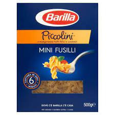 Barilla tészta 500 gr. Mini Fusilli