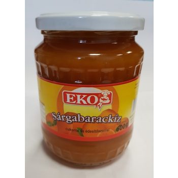   Eko sárgabarack lekvár cukorral és édesítőszerrel 600 g