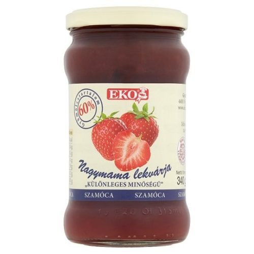 Eko Nagymama lekvár szamóca 340g 60 %