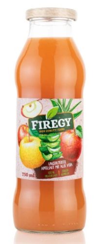 Firegy Ganat 100%-os szüretlen almalé aloe vera darabokkal 750 ml