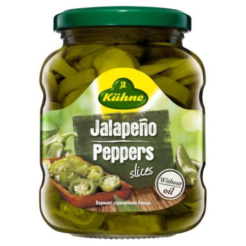 Kühne szeletelt jalapeno paprika 330 g