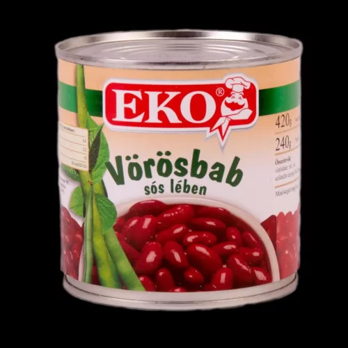 Eko vörösbab sós lében 420 g