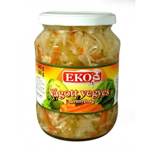 Eko Vegyes vágott savanyú 720 ml.