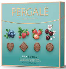 Pergale Cherry Berry desszert válogatás tejcsokis 117 g