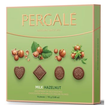 Pergalé Mogyoró ízű praliné válogatás tejcsokis 110 g