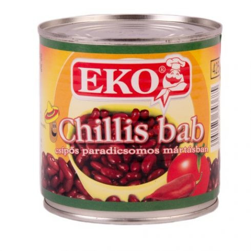 Eko Chilis Bab Csípős-Paradicsomos 400 g