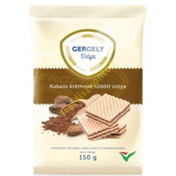 Gergely kakaós krémmel töltött ostya 150 g