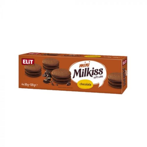 Milkiss Mini mézes piskóta csokoládé ízű krémmel 4x30 g