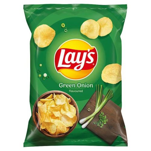 Lay's zöldhagymás ízű burgonyachips 60 g