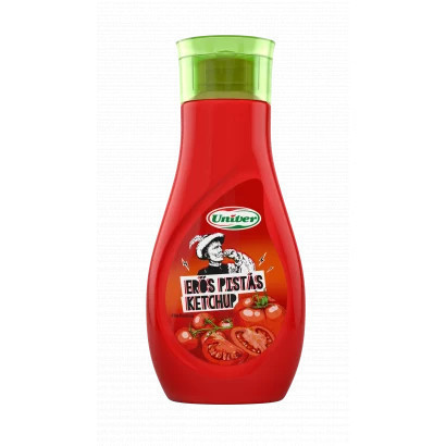 Univer Ketchup Erős Pistás 470 g.