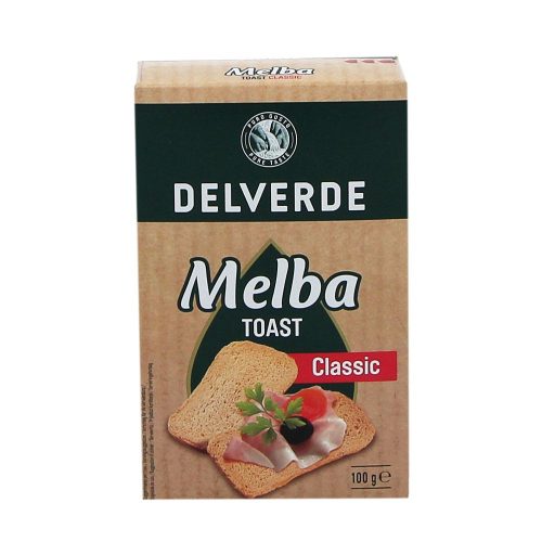 Delverde Melba natur toast kenyér 100 g