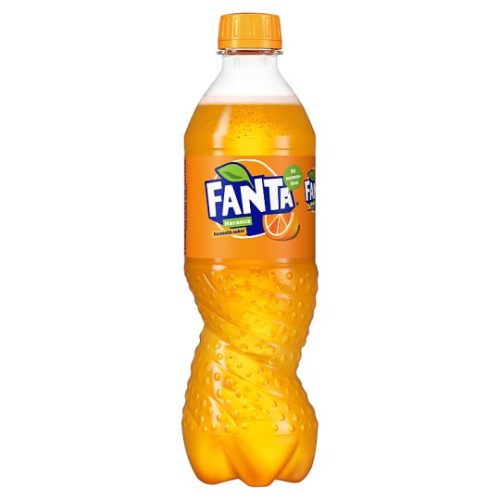 Fanta narancs ízű szénsavas üdítőital cukorral és édesítőszerekkel 500 ml