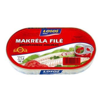 Losos Makréla filé paradicsomos 175 gr.