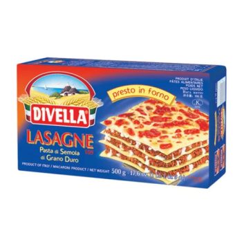 Divella tészta 500 gr. Lasagne
