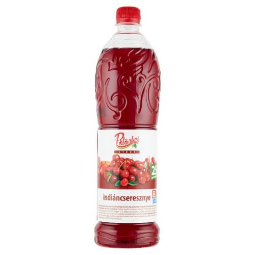 Pölöskei syrup 1 L Indiáncseresznye DRS