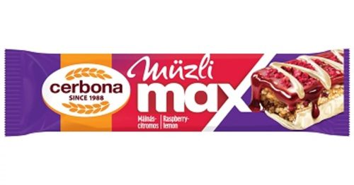 Cerbona MAX Szelet 30 gr. Málna-Citrom