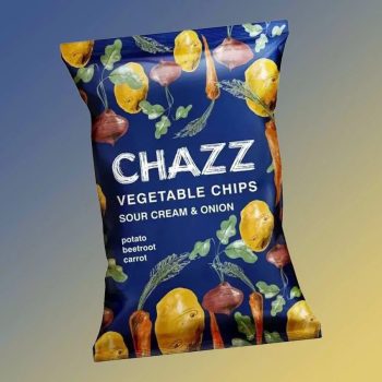 Chazz Zöldség Chips Tejfől-Hagyma 75 gr.