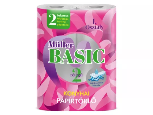Müller Kéztörlő 2r. 2tek. 40 lap. Basic