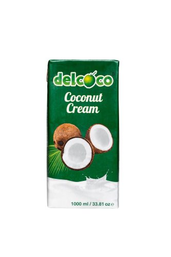 Delcoco Kókusztejszín (kókuszkrém) 1l 24% kókuszolaj tartalommal