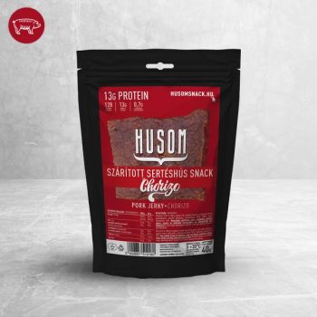 HUSOM  SZÁRÍTOTT   MALAC (PORK JERKY) 40G
