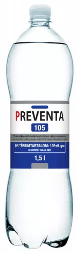 Preventa 105 csökkentett deutérium tartalmú szénsavmentes ivóvíz 1,5l DRS