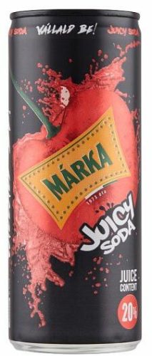 MÁRKA Juicy SODA Meggy 0,25l CAN-DRS