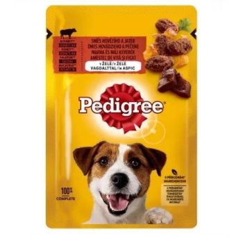 Pedigree Tasak 100gr Marha-Máj ASZPIK