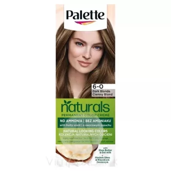  Palette Permanent Naturals Color ápoló krémhajfesték 6-0 Sötétszőke