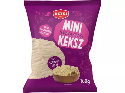 Detki MINI Háztartási keksz 160 gr.